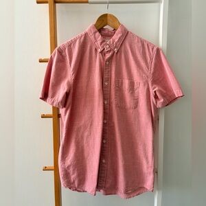 Men’s American Eagle Outfitters Red Casual Button-Down Shirt